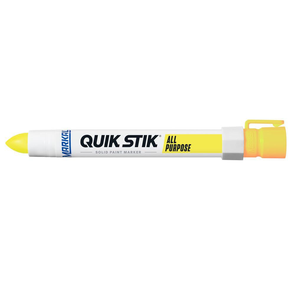 MILWAUKEE Markal 61041 Solid Paint Marker Fluorescent Yellow