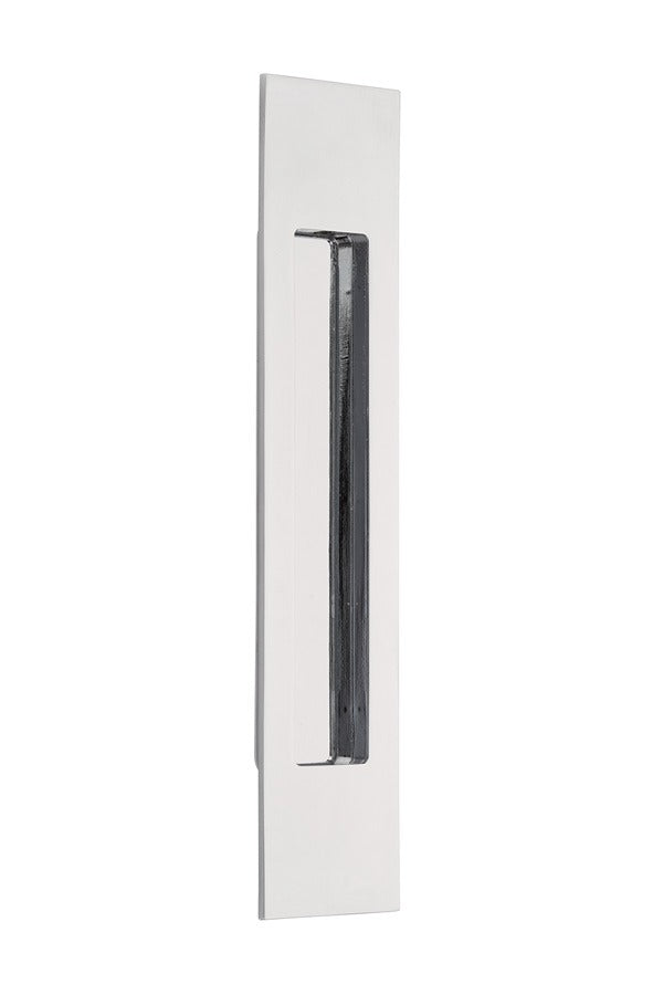 EMTEK Emtek 220310US26 Rectangular Flush Pull Polished Chrome