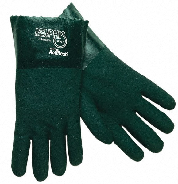 MCR SAFETY Mcr Safety 6414 Chemical Resistant Gloves Large 59 Mil Pvc