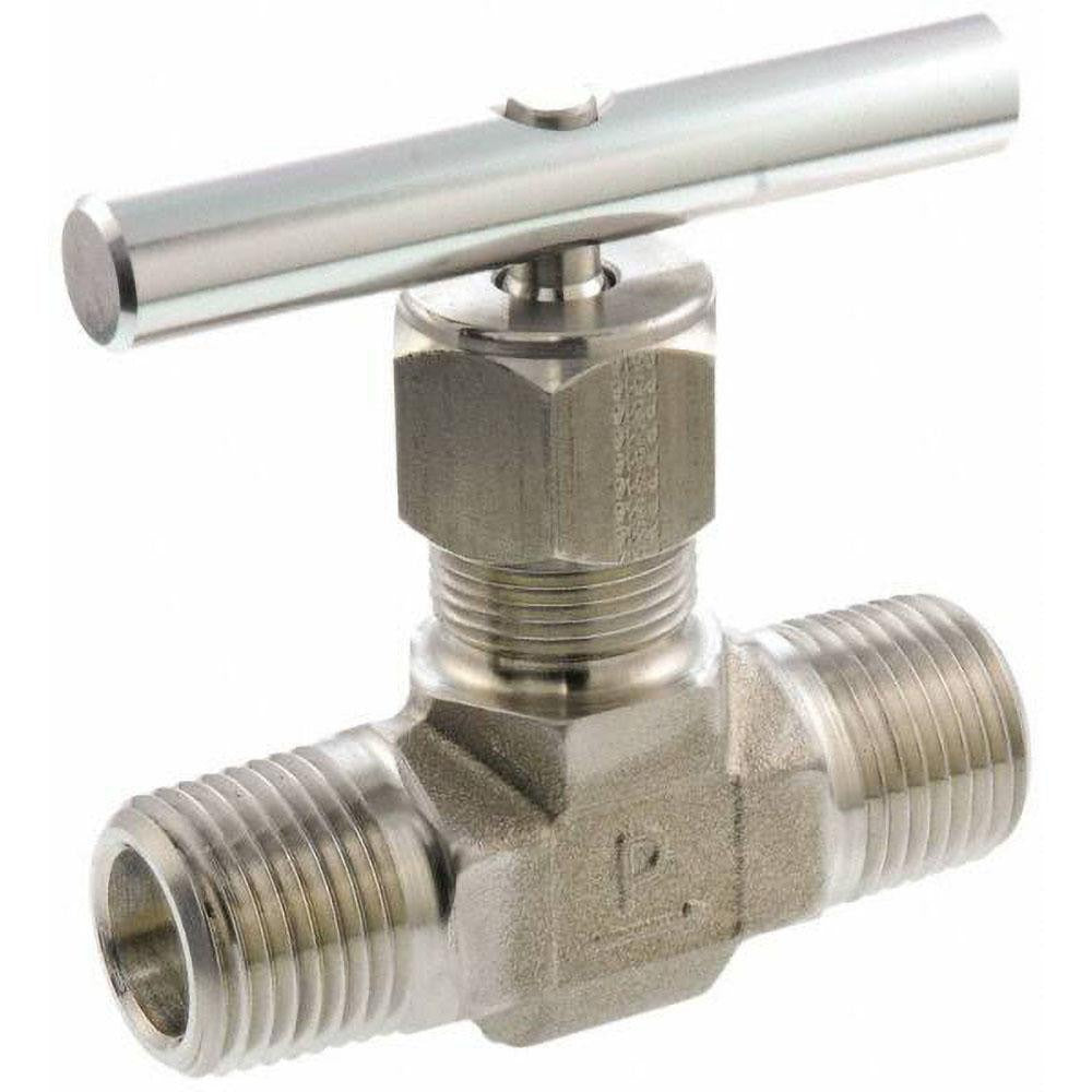 PARKER Parker 8M-V8LN-SS Needle Valve 1/2 Inch Mnpt Stainless 5000 Psi