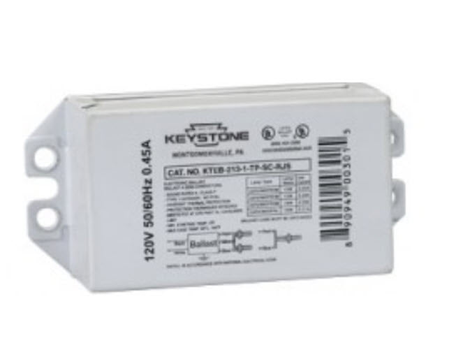 Keystone KTEB-213-UV-RS-DW-KIT 120/277V Rapid Start, 1 or 2 13W CFL