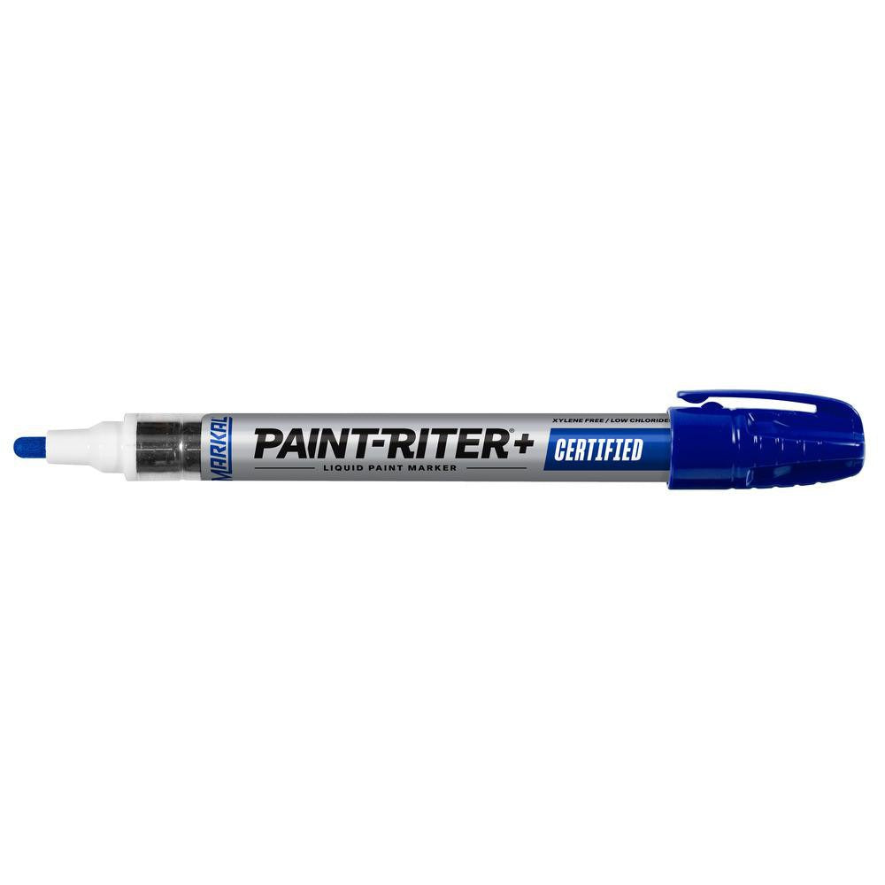 MILWAUKEE Markal 96884 Blue Solid Paint Marker Nuclear