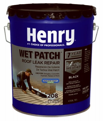 HENRY Henry Co HE208071 Wet Patch Roof Cement 5 Gal