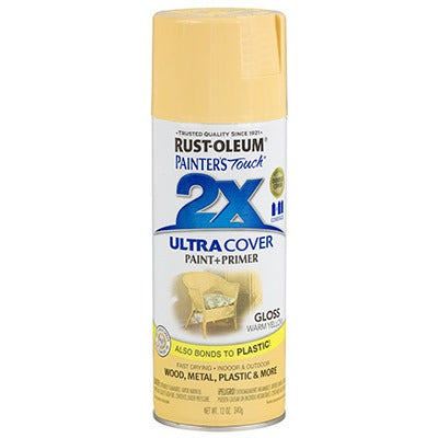 RUST-OLEUM Rust-oleum 249091 Gloss Spray Paint Warm Yellow 12 Oz