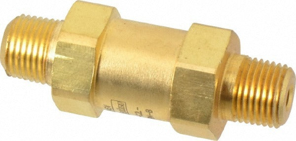 PARKER Parker 2M-C2L-1-BN-B Inline Check Valve 1/8 in Mnpt Brass