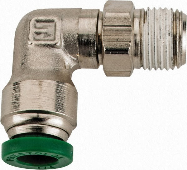 PARKER Parker W169PLP-4-2 90 Male Elbow 1/4 in Od 1/8 Nptf