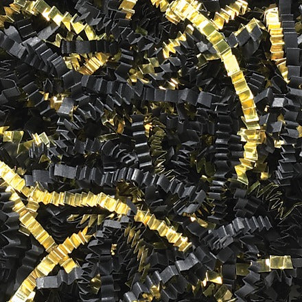 BSC PREFERRED Bsc Preferred CPB10GG Black Gold Crinkle Paper Filler