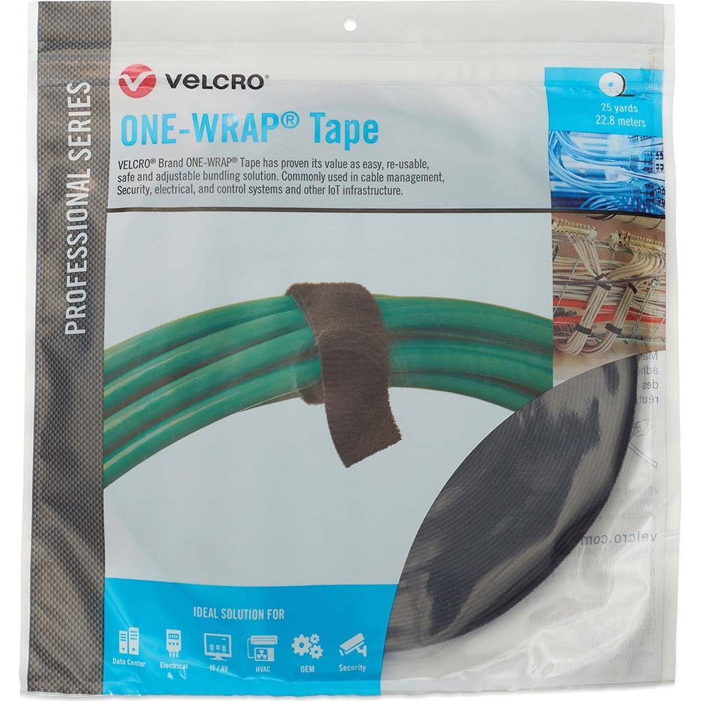 VELCRO BRAND Velcro Brand 31090 Reusable Cable Tie 75 Ft Black