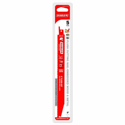 DIABLO Freud DS0914AFC5 Bi-metal Recip Saw Blade 9-10/14 in 5 Pack