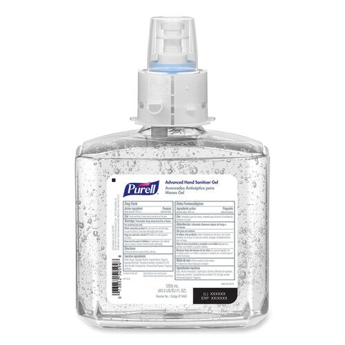 GOJO Gojo GOJ646302 Purell Advanced Hand Sanitizer Gel Refill 1.27 Quart (2/Carton)