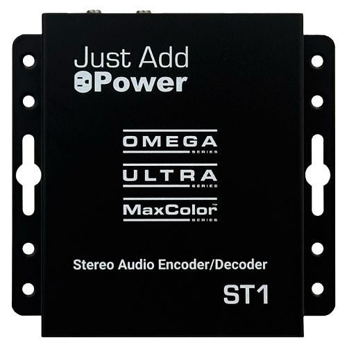 JUST ADD POWER Just Add Power ST1 Stereo Gigabit Poe Transmitter