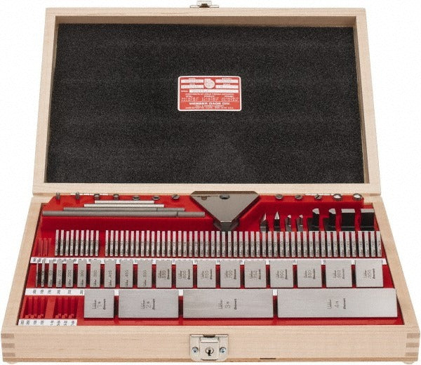 STARRETT Starrett 92845 Grade 0 Steel Gage Block Set 81 Piece