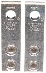 Siemens H56427 9/16 x 5/16 Inch Stud/Allen 6 AWG to 350 MCM 2-Conductor Tinned Aluminum 1-Hole Connector Lug