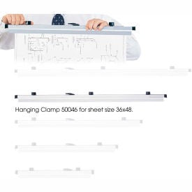 SAFCO Safco Products 50046 Hanging Clamps 36 in 6 Pack