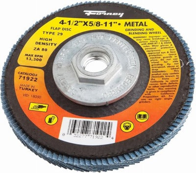 FORNEY Forney Industries Inc 71922 Flap Disc Type 29 ZA80 10 Pack