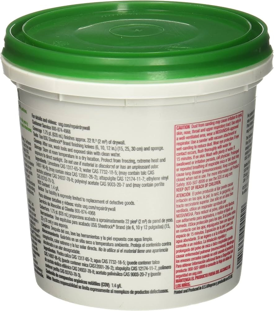 USG Usg 380270 Sheetrock Brand All Purpose Joint Compound (1.75 Pt)