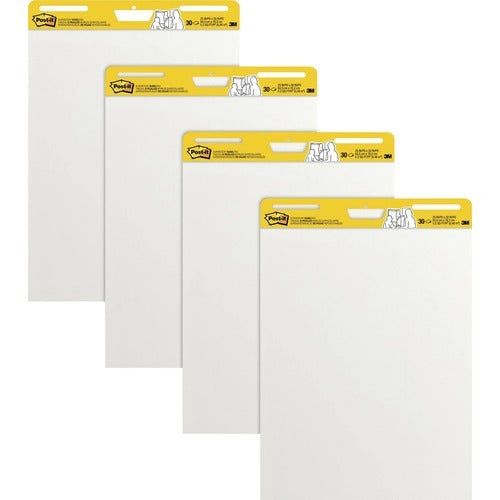 3M 3M MMM559VAD Post-it Easel Pad Plain White 4-pack