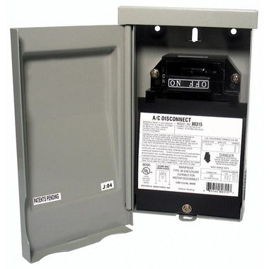 RECTORSEAL Rectorseal M80317 Fused disconnect 60 amp 240 volt (single unit)