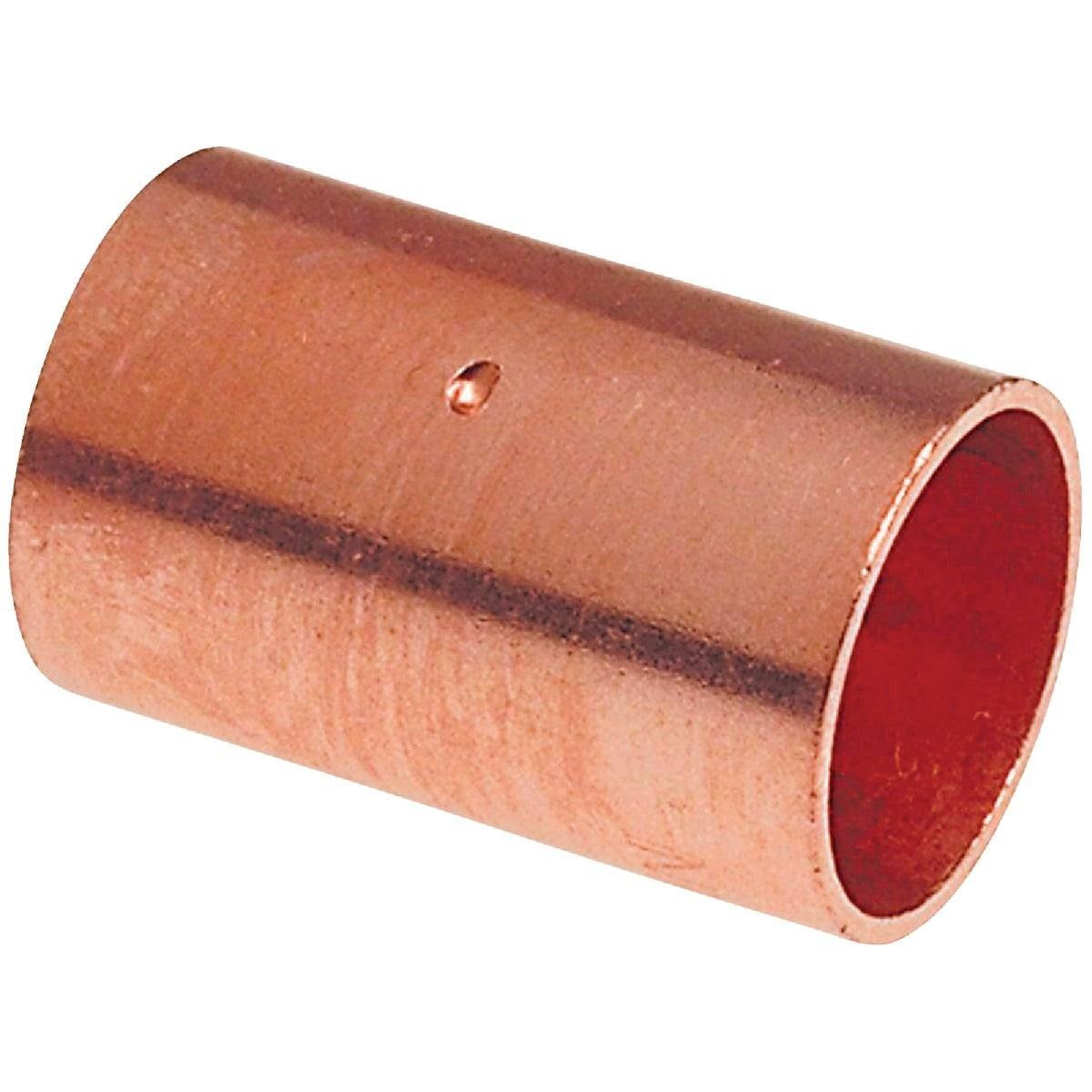 NIBCO Nibco W00720J Copper Coupling With Stop 1/2 In. (10-Pack)
