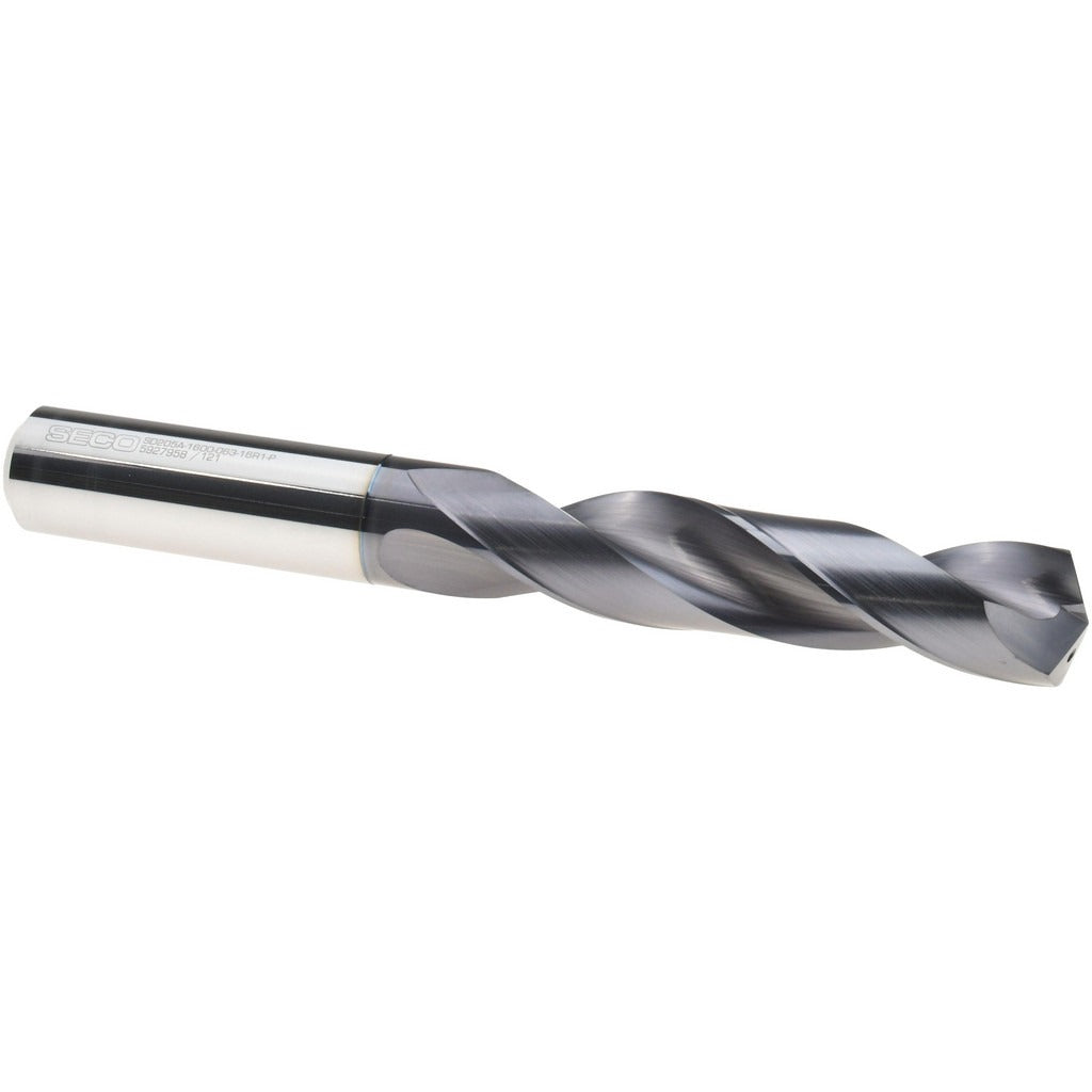 SECO TOOLS Seco 03046284 Jobber Drill 16mm Solid Carbide Tialn 140 Deg