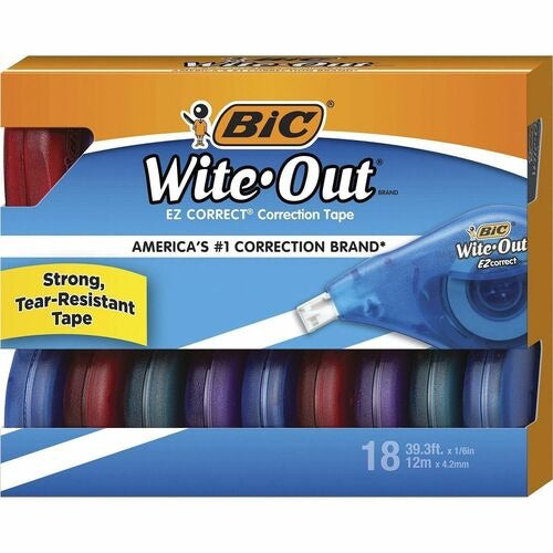 BIC Bic BICWOTAP18 Correction Tape Film-based Box of 18