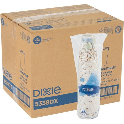 DIXIE Dixie Foods DXE5338DXCT Perfectouch 8 Oz Hot Cup 20 Ct