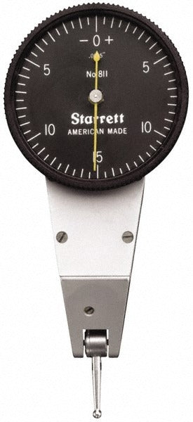 STARRETT Starrett 63262 Dial Test Indicator 0.03 in 0-15-0 Horizontal