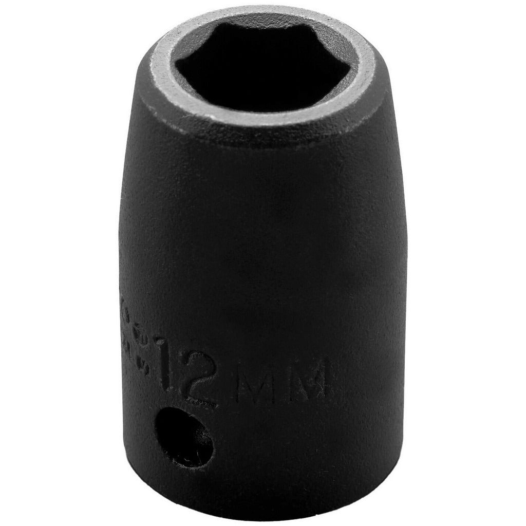 PROTO Proto J7412M Impact Socket 1/2 in Drive 12mm 6-point