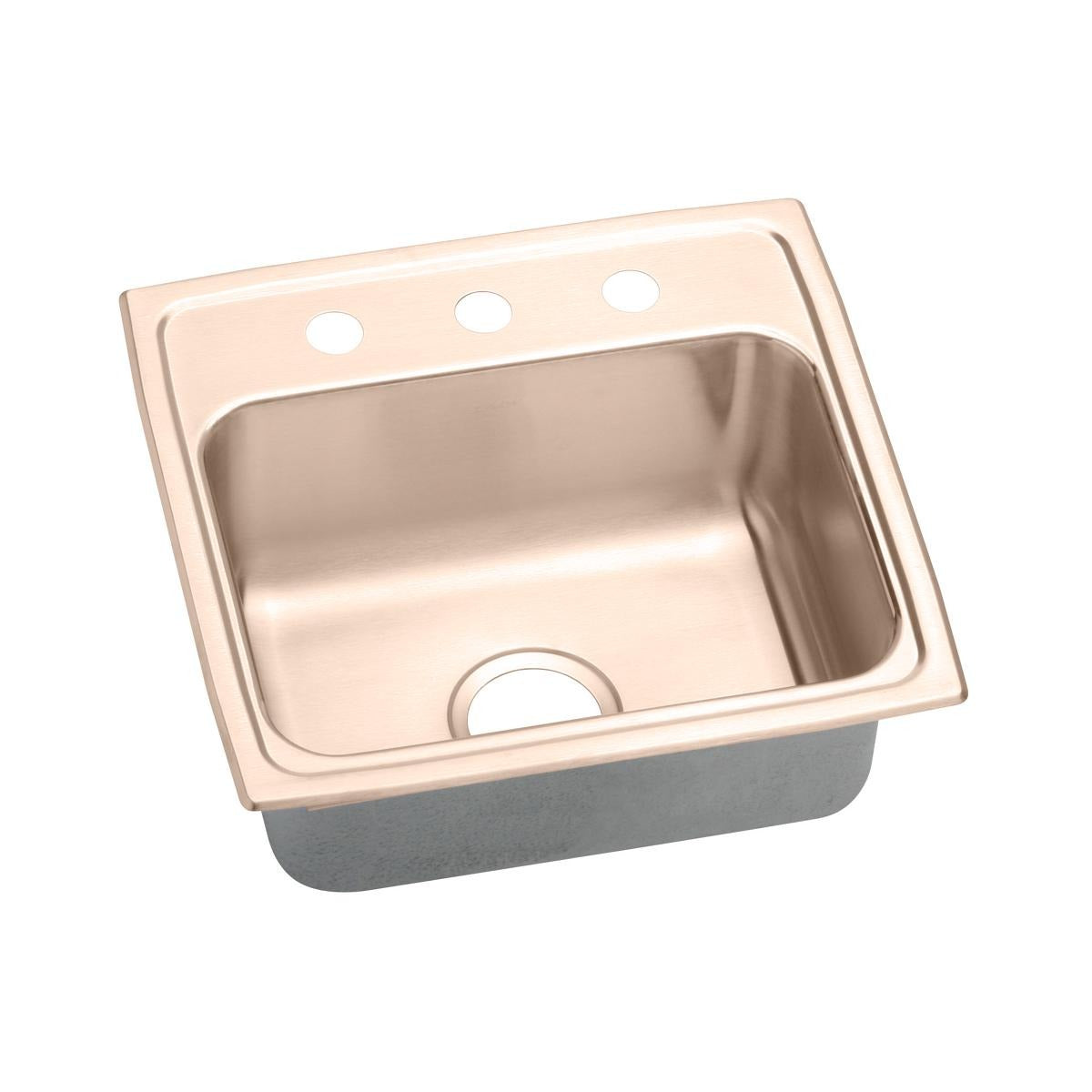 BSC PREFERRED Bsc Preferred LR19193-CU Copper Drop-in Kitchen Sink