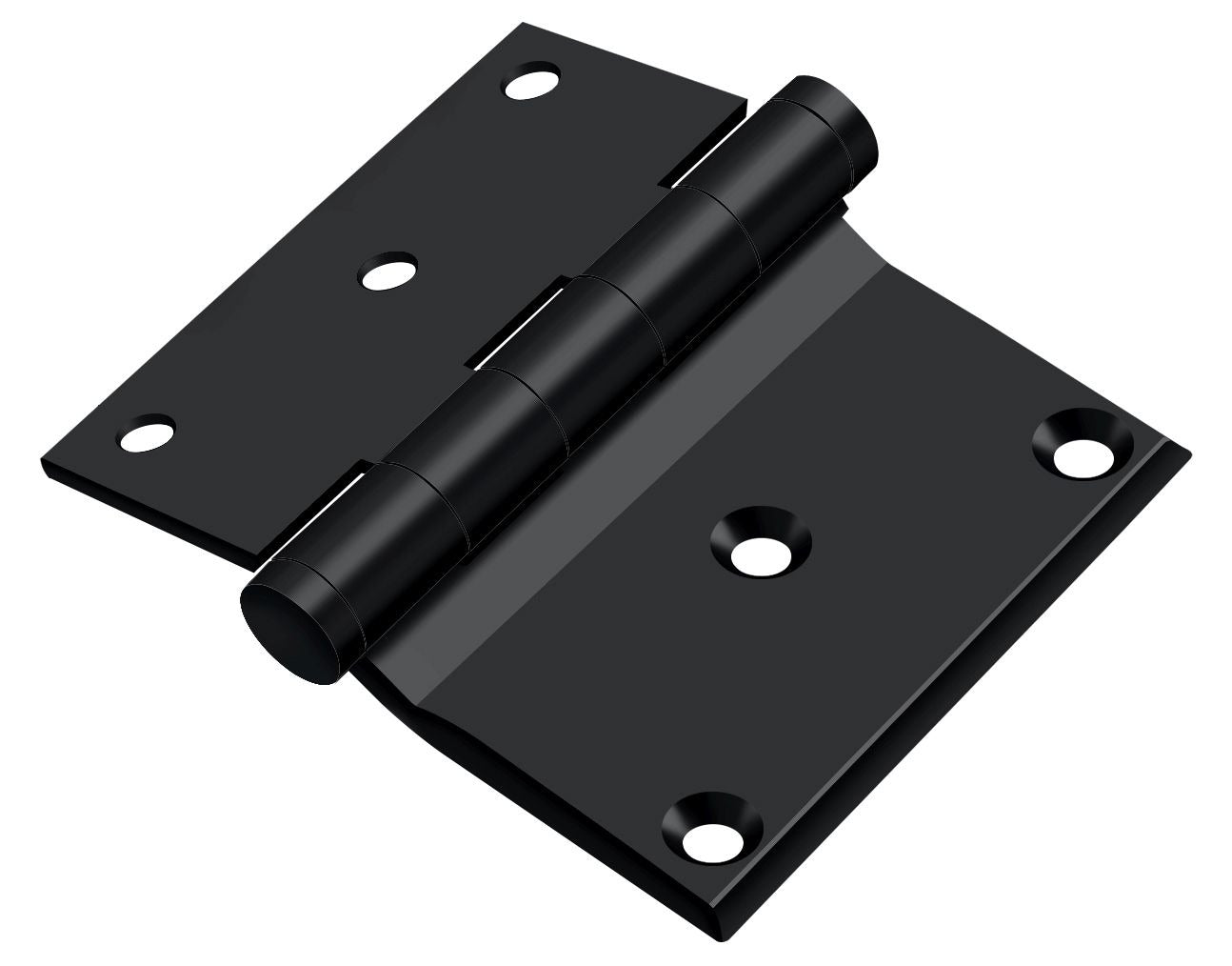 DELTANA Deltana DHS3035U19 Half Surface Hinge Black Finish