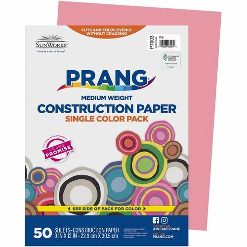 PACON Pacon PAC7003 Construction Paper 9x12 Inches 50 Pack