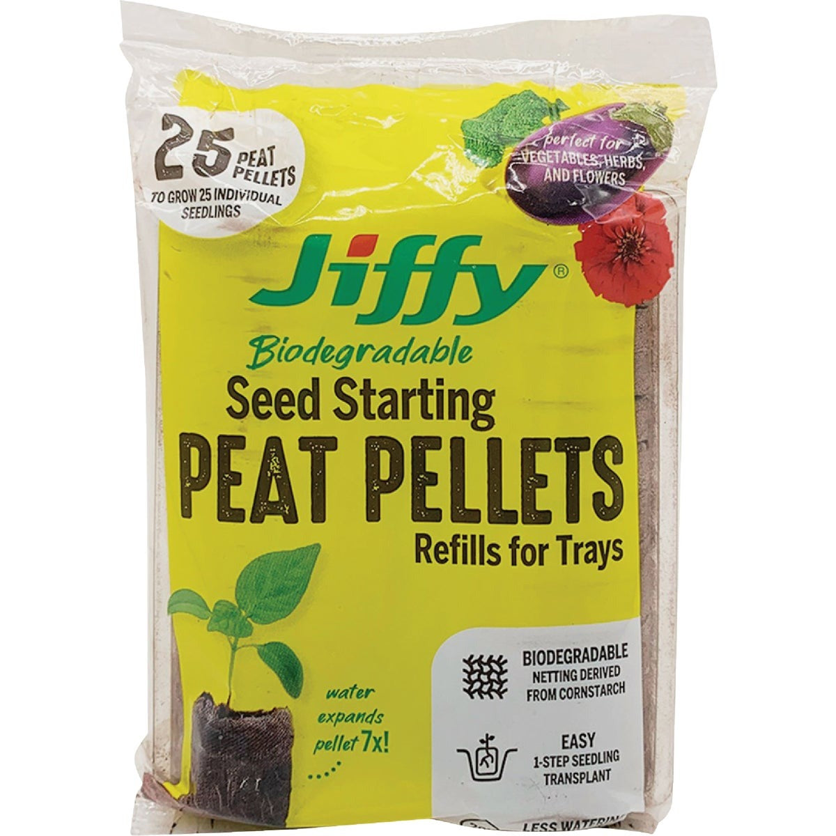 JIFFY Jiffy J4REFILL Peat Pellet Seed Starter Refill 25 Count
