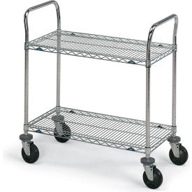 METRO Metro 5433200 Super Erecta Wire Utility Cart 2 Shelves
