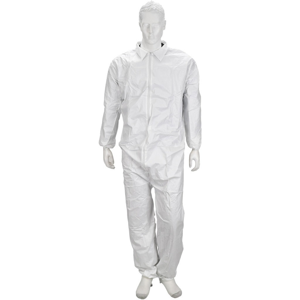 PRO-SAFE Pro-safe KM-CVL-KG-E-SM Coverall White Small 25 Pack