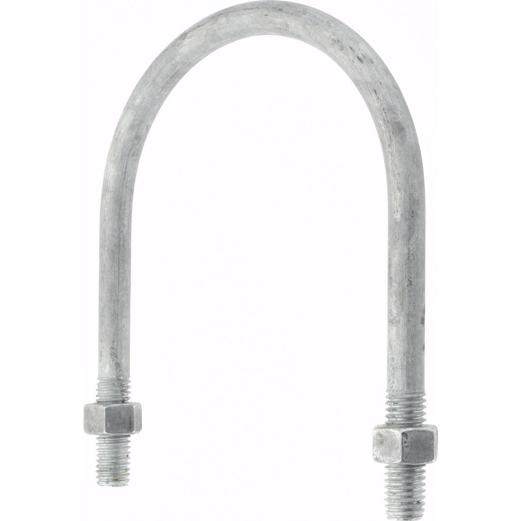 GIBRALTAR Gibraltar GIB53113 Round U-bolt 1/2-13 Unc 4 Inch Pipe