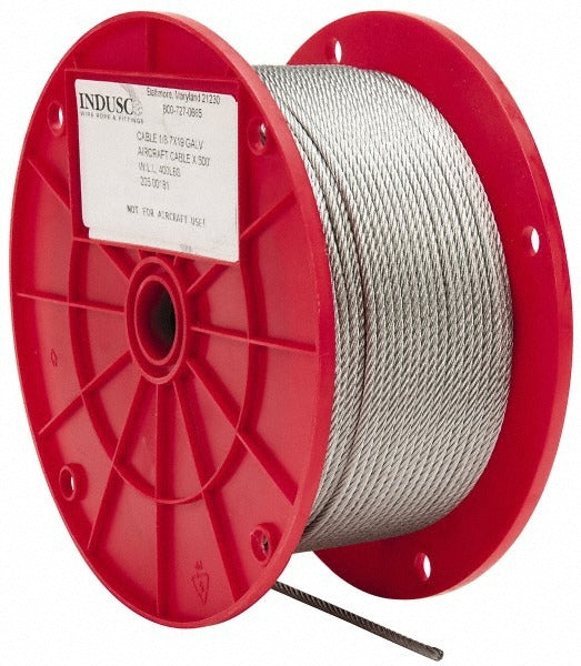 VALUE COLLECTION Value Collection WS-MH-WIRE-044 Wire Rope 1/8 in 2000 Lb