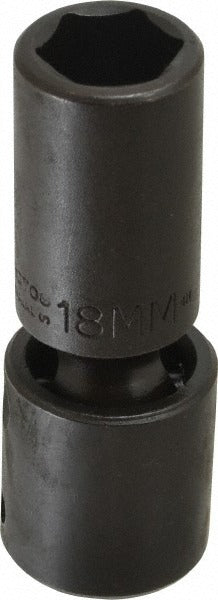 PROTO Proto J75418MP Impact Socket 1/2 in Drive 18mm 6-pt
