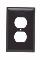 Legrand SPJ8 Pass & Seymour Smooth Wall Plate 1-Gang Duplex Brown