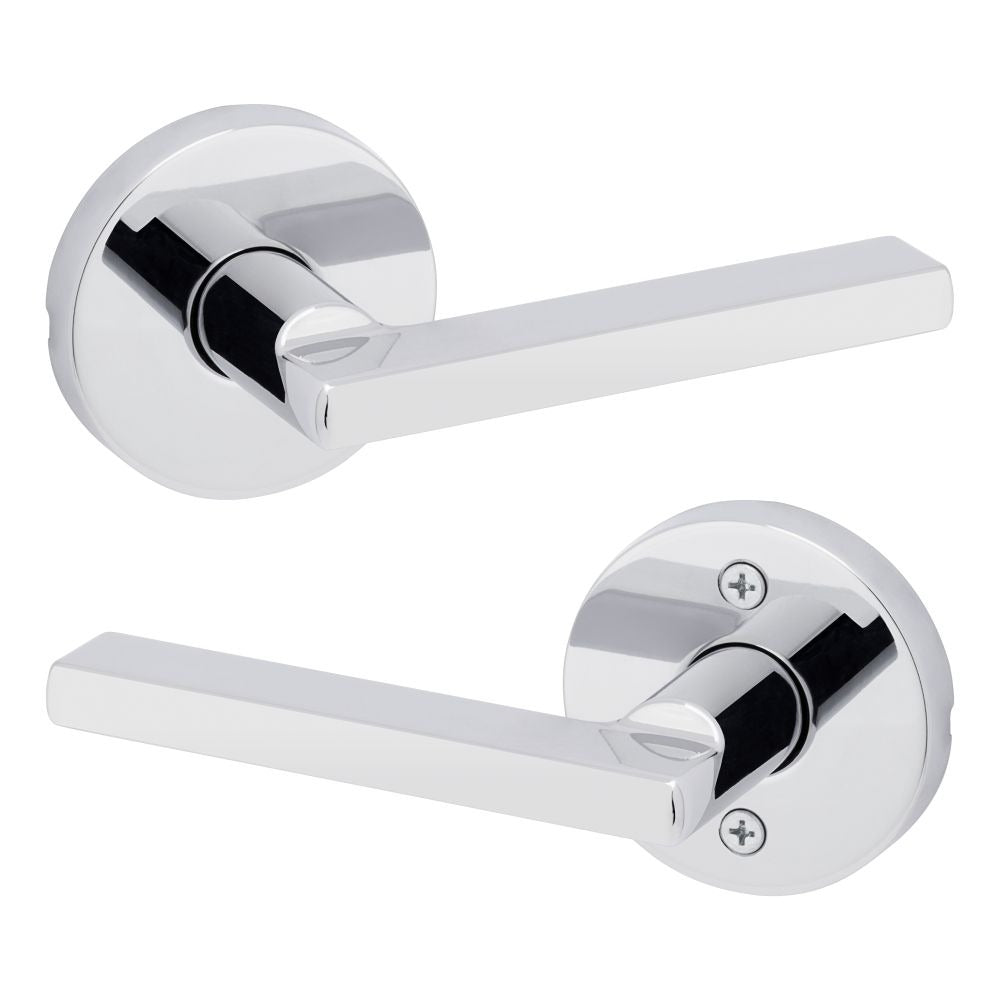 KWIKSET Kwikset 720HFLRDT-26 Halifax Passage Door Lock Chrome