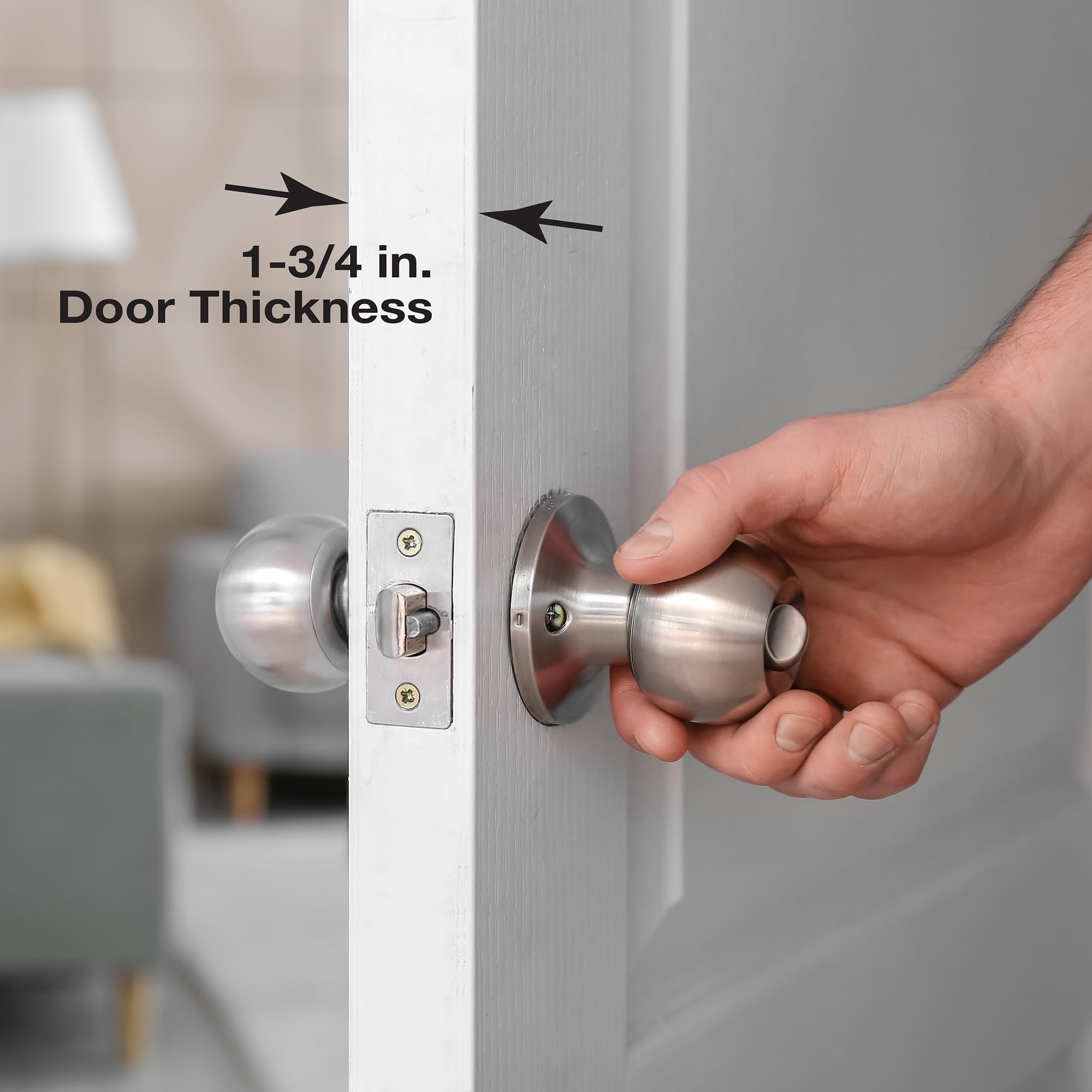 PRIME-LINE Prime-line U 9537 Lock and Door Reinforcer Solid Brass
