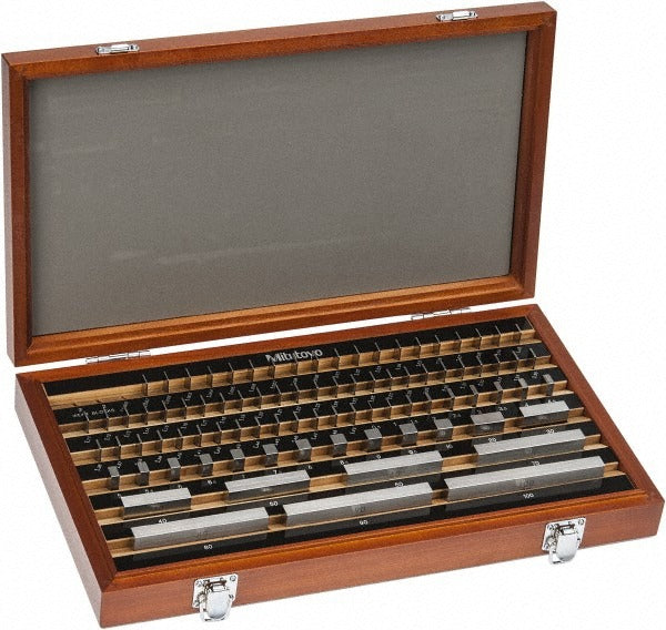 MITUTOYO Mitutoyo 516-947-26 Gage Block Set 87 Pc AS-1 Steel