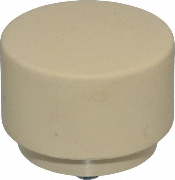 NUPLA Nupla 15206 Hammer Tip Face 2 in Medium Hard Cream Plastic