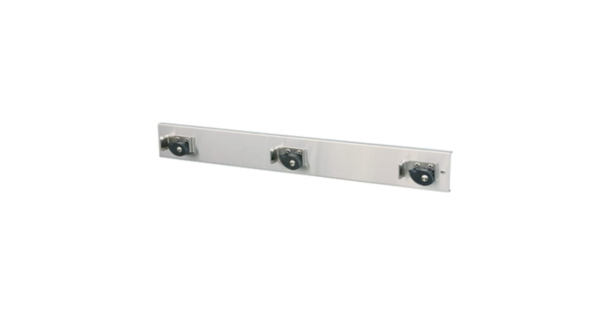 MOEN Moen 8198 M-Dura Three-Station Mop and Broom Hanger 3 Station