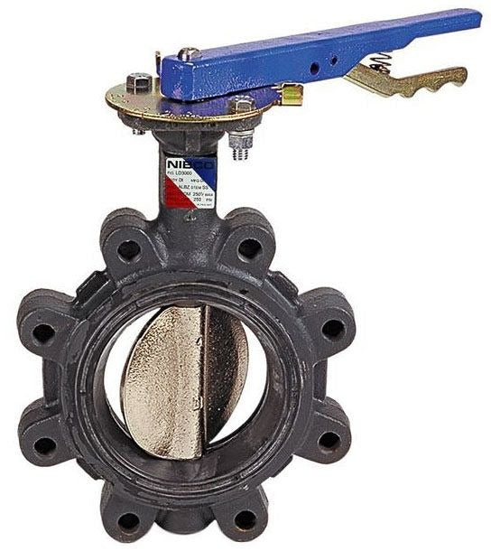 NIBCO Nibco NLG160H Lug Style Butterfly Valve 4 Inch 125/150 Lb