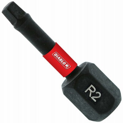 DIABLO Freud DSQ21P5 No. 2 Square Drive Bit 1 Inch 5 Pack