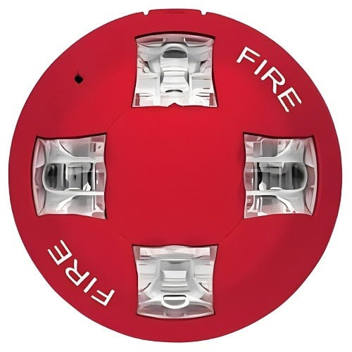 EDWARDS SIGNALING Kidde - Edwards EGCVHRF Ceiling Strobe 135-185cd Red