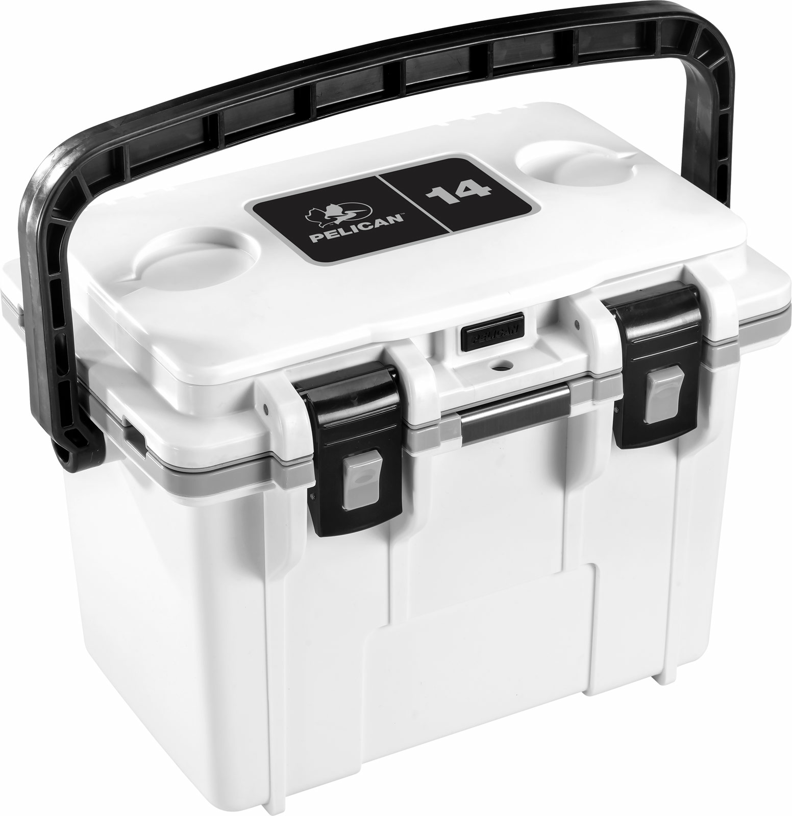 PELICAN Pelican 14Q-1-WHTGRY Personal Cooler 14 qt