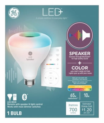 GE G E Lighting 93129778 Led BR30 10W 700lm 2700K Rgb 3 Pack
