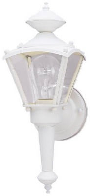 WESTINGHOUSE Westinghouse 66984 Single Light Coach Lantern White 4.75 in