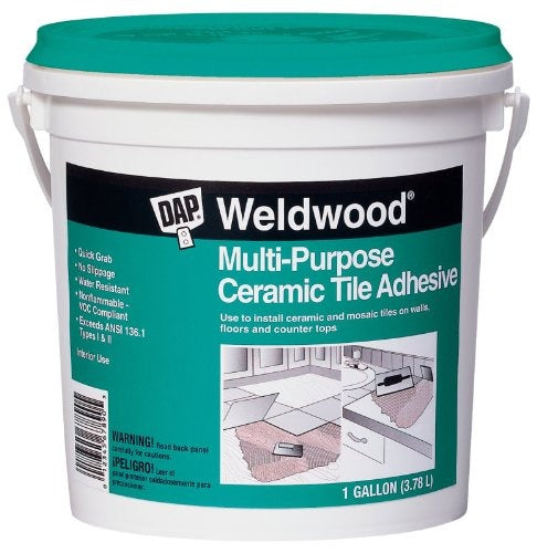 DAP Dap 25192 Weldwood Multipurpose Ceramic Tile Adhesive 1 Gallon